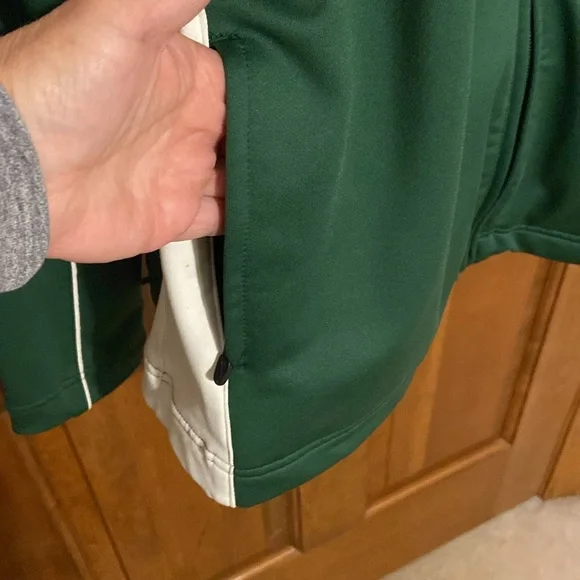 Nike Deadstock Vintage Y2K 2000s Nike Track Jacket Green Sz XXL - Picture 5 of 12